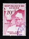Ahmed Sekou Toure and torch, Local Motifs serie, circa 1959