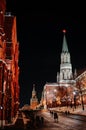 Moscow. Russia. The Red Square. Kremlin. Spasskaya Tower. Russian Federation Royalty Free Stock Photo