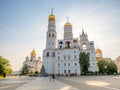 Tsar bell with Ivan the Great Tower, Moscow, Russia Royalty Free Stock Photo