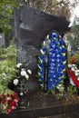 Egor Gaidar monument at the Novodevichy Cemetery