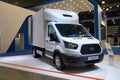 Ford Transit truck at auto show Royalty Free Stock Photo