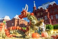 MOSCOW, RUSSIA-SEPTEMBER 24, 2017: Golden Autumn Festival at the Royalty Free Stock Photo