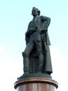 Monument to Generalissimo Alexander Suvorov on Suvorov Square in Moscow.
