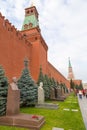 Monument to Joseph Vissarionovich Stalin on the street Korolenko on the Red Square, Moscow, Russia.