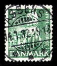 Postage stamp printed in Denmark shows Reformation, 450th Anniversary serie, circa 1936