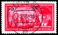 Postage stamp printed in Germany, Democratic Republic, shows Ernst ThÃÂ¤lmann, Leaders of the German Workers\' Movement serie, circ