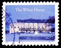 Postage stamp printed in United States shows White House, 200th Anniversary, serie, circa 2000 Royalty Free Stock Photo