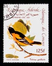 Baltimore Oriole Icterus galbula, Audubon Bicentenary serie, circa 1985