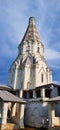 Moscow, Russia - 08.07.2023 - Shot of the church of Ascension in Kolomenskoe district. Landmark