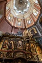 Moscow, Russia. St. Basil`s Cathedral Indoor View