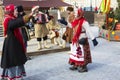 Moscow, Russia, Traditional annual festival ` Moscow Maslenitsa 2019 `from the series`Moscow seasons`.