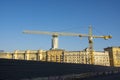 Urban architecture near Paveletsky station on Paveletskaya square in 2003 year.