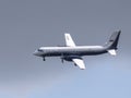 Moscow Russia Zhukovsky Airfield 25 July 2021: Commercial passenger airplane Il-114 flying demonstration flight of the
