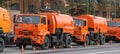 Moscow sanitation trucks