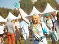 MOSCOW, SEPTEMBER 6, 2014: Color Fest September 2014 in Moscow.