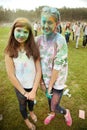 MOSCOW, SEPTEMBER 6, 2014: Color Fest September 2014 in Moscow.