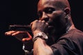 Rapper DMX performing on concert.Rap singer Earl Simmons singing on stage Royalty Free Stock Photo
