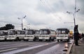 First Moscow Parade of City Transport Royalty Free Stock Photo