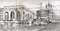 Moscow square Drawing