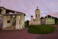 Church of the Ascension, Water Tower, St. George the Victorious Church and Bell Tower. Kolomenskoye. Royalty Free Stock Photo