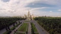 Moscow State University (MSU, MGU) drone footage.