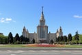 Moscow State University named after Mikhail Vasilyevich Lomonosov in Moscow