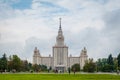 Moscow State University at Sparrow Hills in Moscow, Russia.