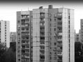 Moscow suburbs: USSR buildings Royalty Free Stock Photo