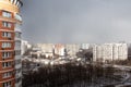 Moscow suburbs in winter