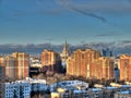 Moscow sunset view Royalty Free Stock Photo