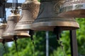 Moscow tower church bells summer time