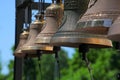 Moscow tower church bells summer time