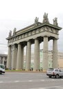 Moscow triumphal gates in St. Petersburg.