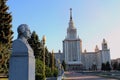 Moscow University with Lomonosov