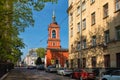 Moscow, View of the Church of Athanasius and Cyril of the Patriarchs of Alexandria on the Sivtsev Vrazhka