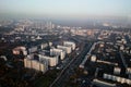 Moscow view from Ostankino tower