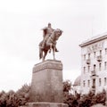 Moscow Yury Dolgoruky Monument July 1962 Royalty Free Stock Photo