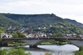 Mosel bridge between Treis and Karden with a view to Karden