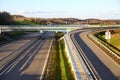 Mosel, Germany - March 25, 2024: View of Federal highway 175. It goes from Greiz in Thuringia to Zwickau and Meissen in Saxony