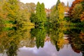 Moseley park and pool Birmingham Autumn