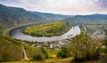 Moselle Bend at Bremm in Rheinland-Pfalz