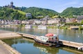 Moselle river near Cochem city in summer