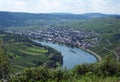 Moselle valley at KrÃÂ¶v Royalty Free Stock Photo