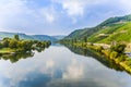 Moselle valley at Trittenheim Royalty Free Stock Photo