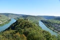 Moselschleife near Zell an der Mosel Royalty Free Stock Photo