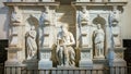 The Moses from Michelangelo, in the Church of San Pietro in Vincoli in Rome, Italy. Royalty Free Stock Photo