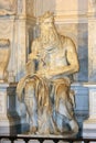 Moses by Michelangelo in San Pietro in Vincoli, Rome,Italy