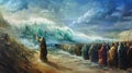 Moses\' Miracle: Spectacular Scene of Red Sea Parting