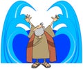 Moses Parting The Waters Royalty Free Stock Photo