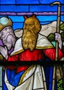 Moses - Stained Glass in Mechelen Cathedral